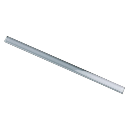 Fossil Gray 0.5x12 Glossy Glass Pencil Tile Trim (10 pack, 0.5 sq ft/case)