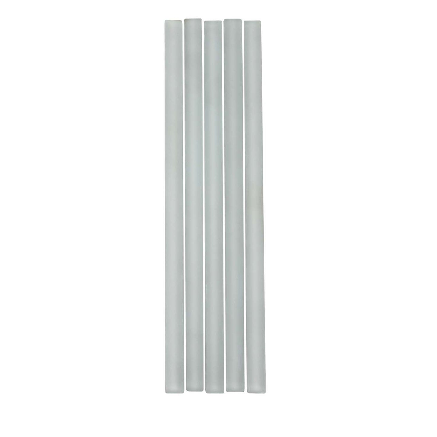 Fossil Gray 0.5x12 Matte Glass Pencil Tile Trim (10 pack, 0.5 sq ft/case) - Sample