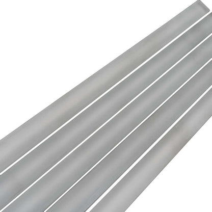 Fossil Gray 0.5x12 Matte Glass Pencil Tile Trim (10 pack, 0.5 sq ft/case) - Sample