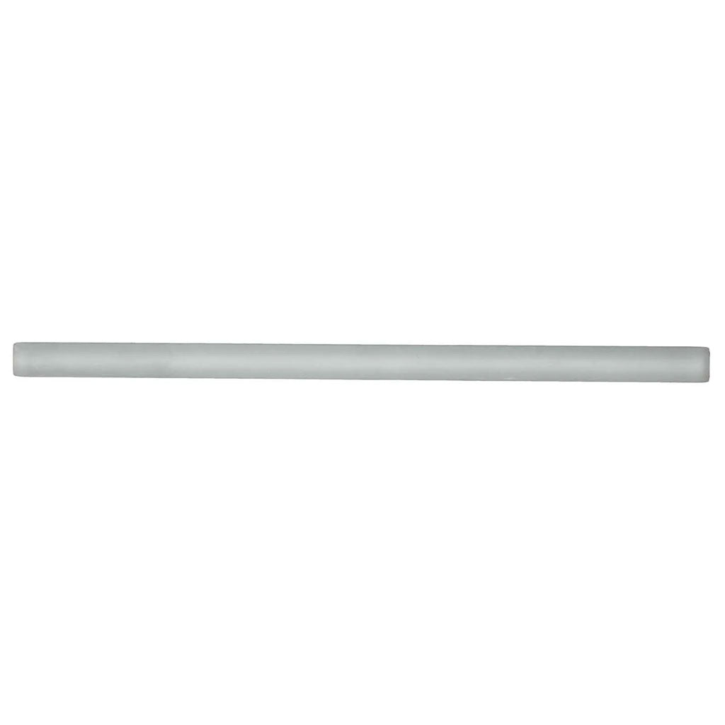 Fossil Gray 0.5x12 Matte Glass Pencil Tile Trim (10 pack, 0.5 sq ft/case)