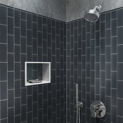 Coin Gray 3x6 Matte Subway Glass Tile (40 pack, 5 sq ft/case)