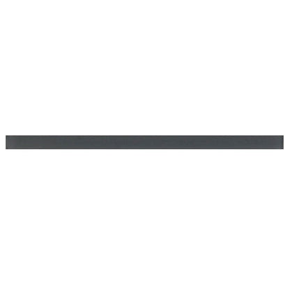Dark Gray 0.5x12 Matte Glass Pencil Tile Trim (10 pack, 0.5 sq ft/case) - Sample