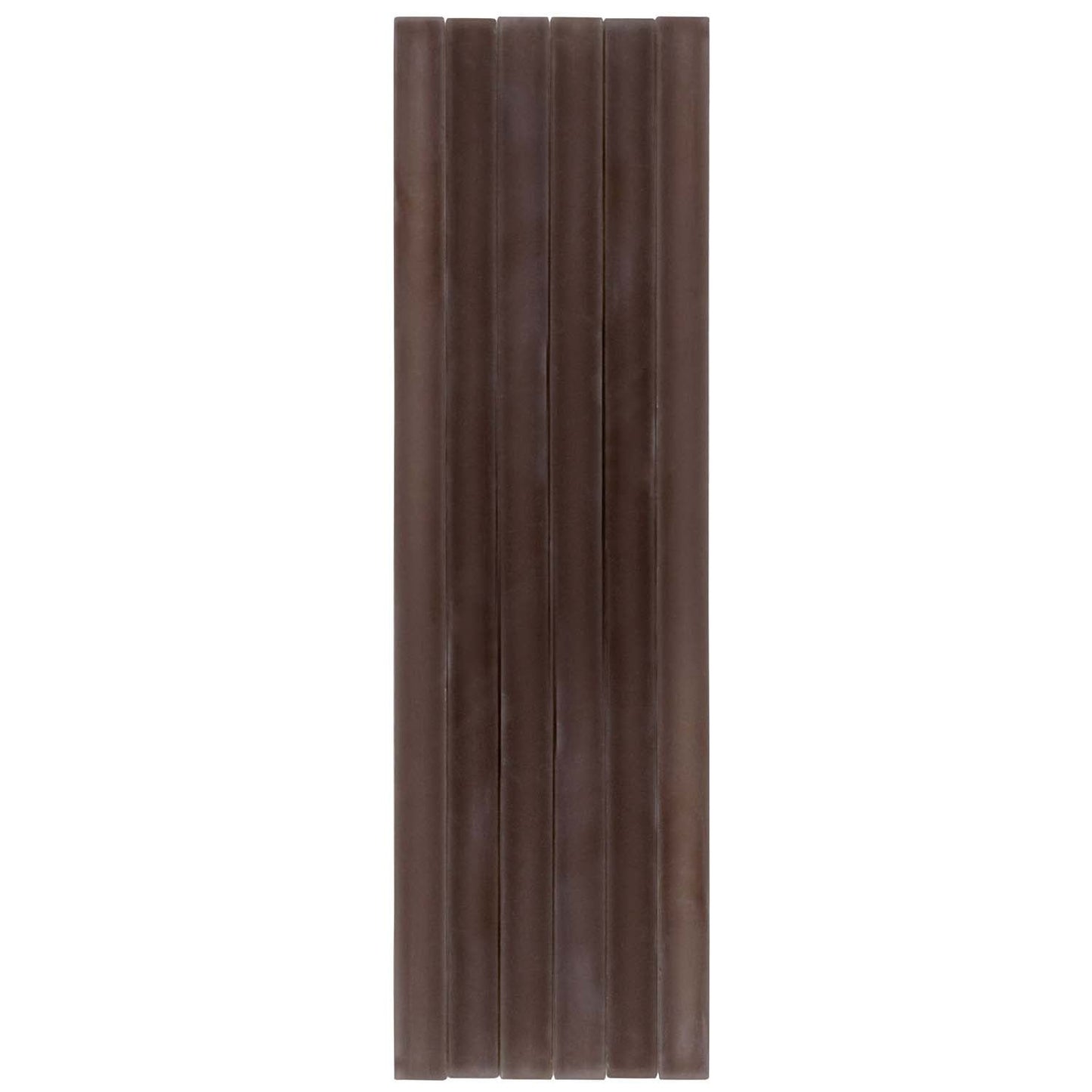 Ash Gray 0.5x12 Matte Glass Pencil Tile Trim (10 pack, 0.5 sq ft/case)