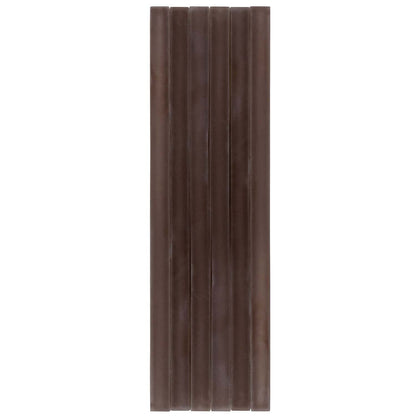 Ash Gray 0.5x12 Matte Glass Pencil Tile Trim (10 pack, 0.5 sq ft/case)