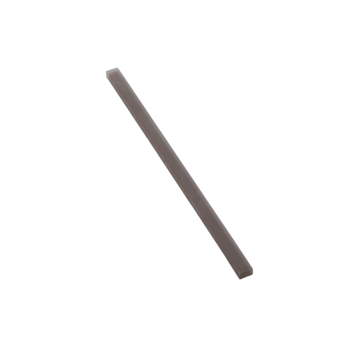 Ash Gray 0.5x12 Matte Glass Pencil Tile Trim (10 pack, 0.5 sq ft/case)