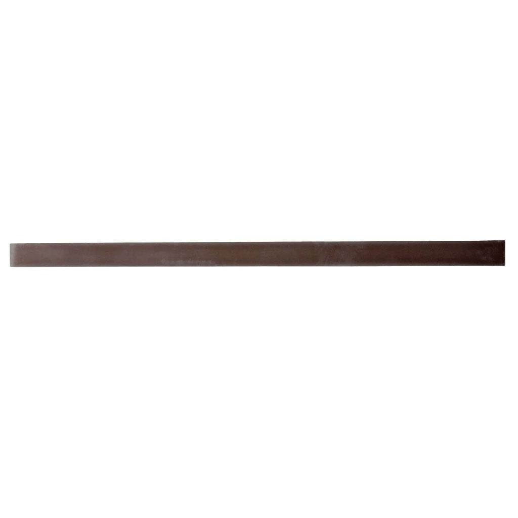 Ash Gray 0.5x12 Matte Glass Pencil Tile Trim (10 pack, 0.5 sq ft/case)
