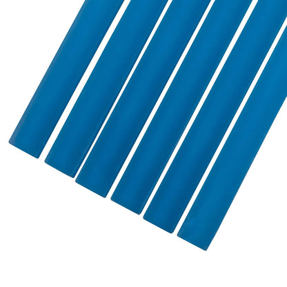 Cerulean Blue 0.5x12 Matte Glass Pencil Tile Trim (10 pack, 0.5 sq ft/case)