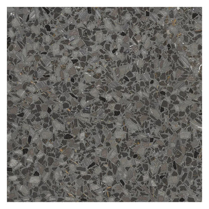 Charcoal Black with Gray Flecks 36x36 Matte Square Porcelain Large Format Tile (1 pack, 8.72 sq ft/case)