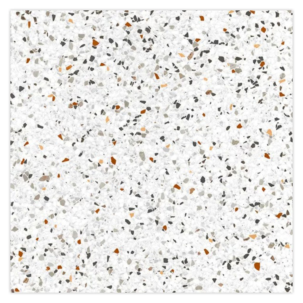 Bright White with Multi flecks 24x24 Matte Square Porcelain Large Format Tile (4 pack, 15.93 sq ft/case) - Sample