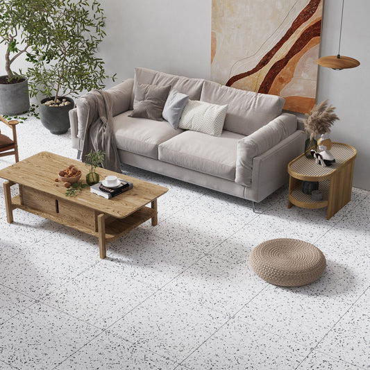 Bright White 24x24 Matte Square Porcelain Large Format Tile (4 pack, 15.93 sq ft/case)