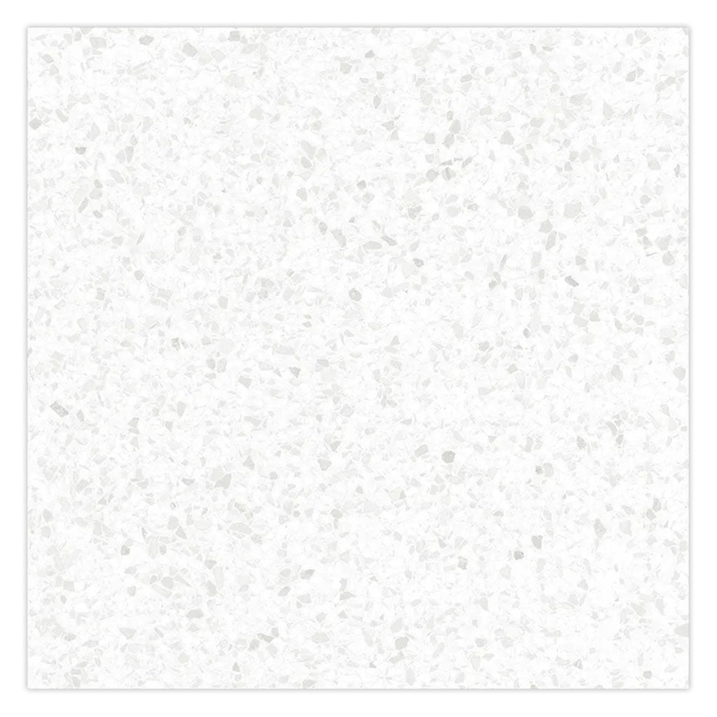Bright White with Gray Flecks 24x24 Matte Square Porcelain Large Format Tile (4 pack, 15.93 sq ft/case) - Sample