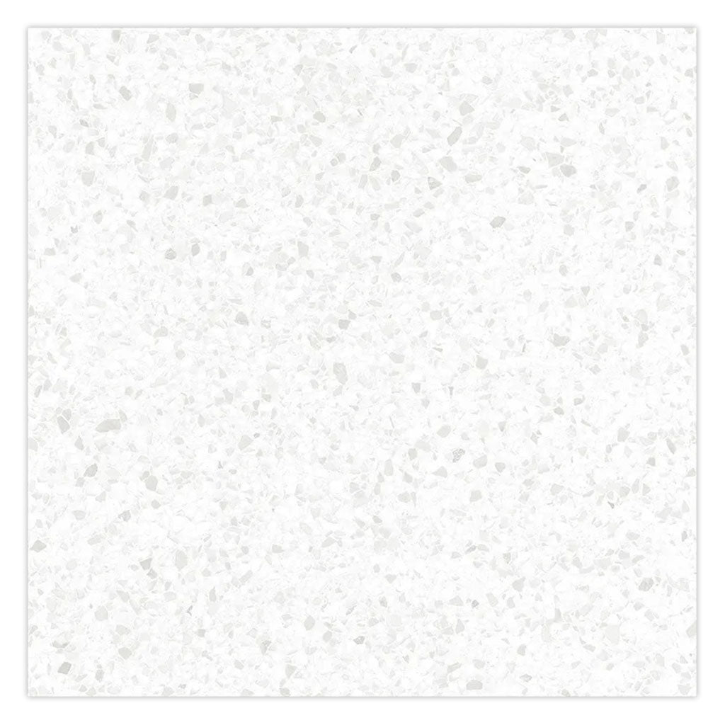 Bright White with Gray Flecks 24x24 Matte Square Porcelain Large Format Tile (4 pack, 15.93 sq ft/case) - Sample