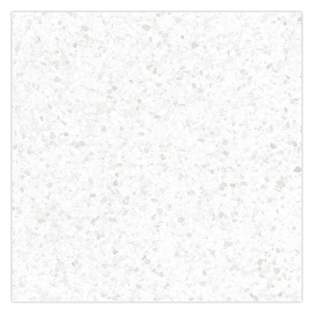 Bright White with Gray Flecks 24x24 Matte Square Porcelain Large Format Tile (4 pack, 15.93 sq ft/case) - Sample