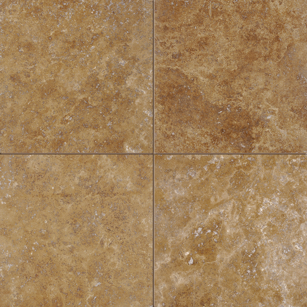 Noce Honed Filled Travertine Tile
