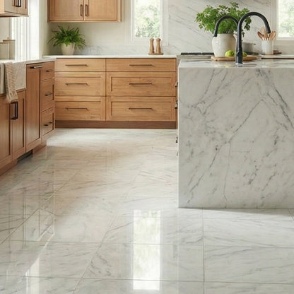 Statuarietto Polished Marble Tile