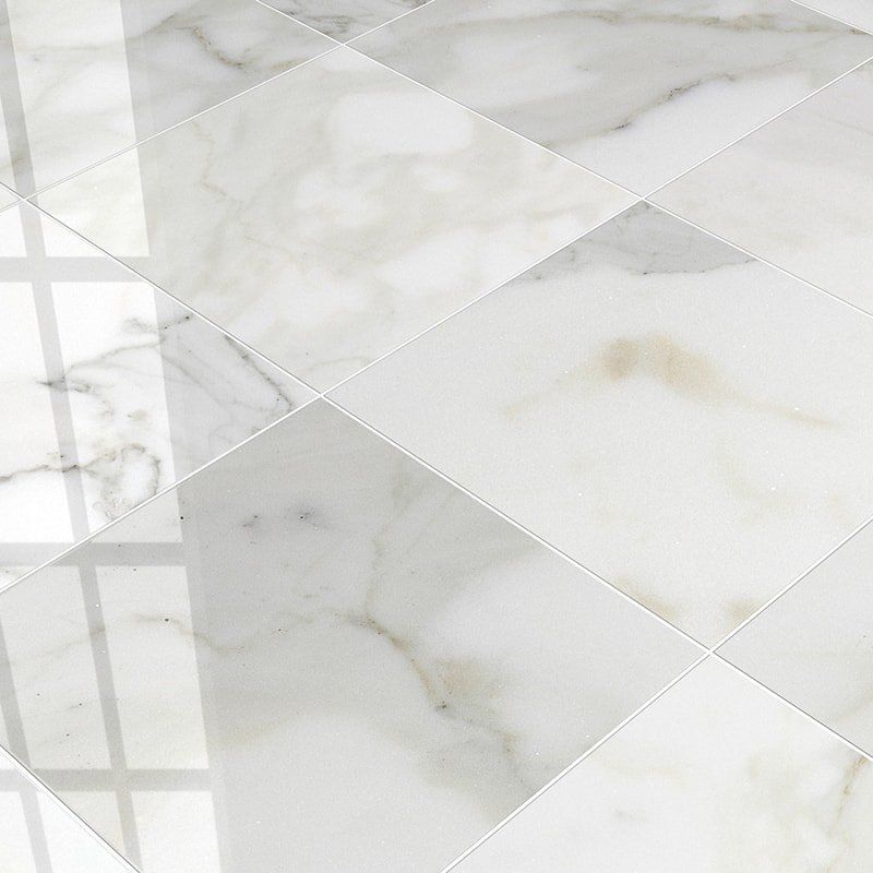 Calacatta Gold Polished Marble Tile