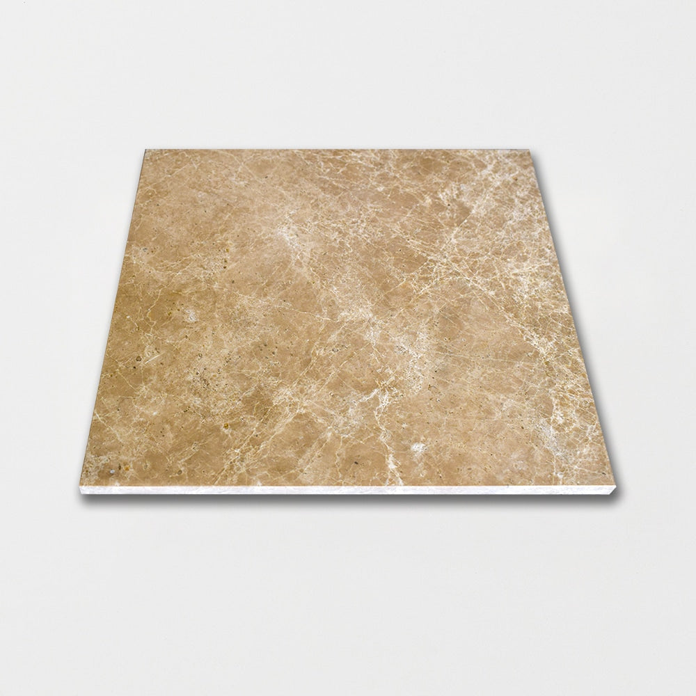 Emperador Light Polished Marble Tile