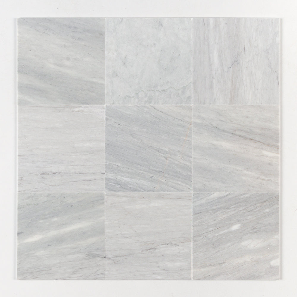 Carrara T Honed Marble Tile