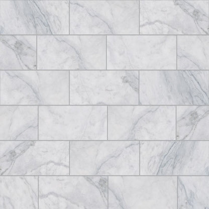 Carrara T Honed Marble Tile