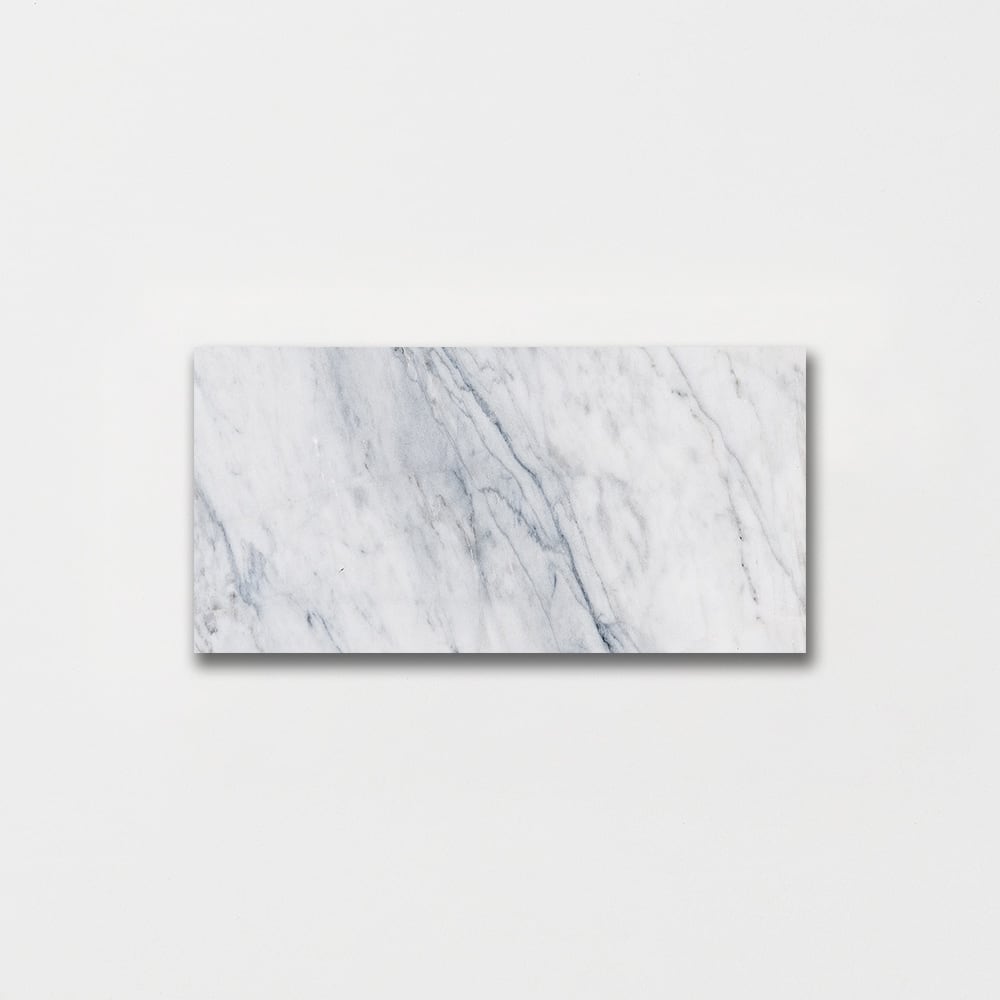 Carrara T Honed Marble Tile