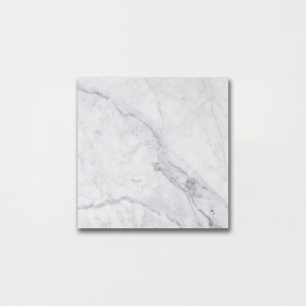 Carrara T Honed Marble Tile