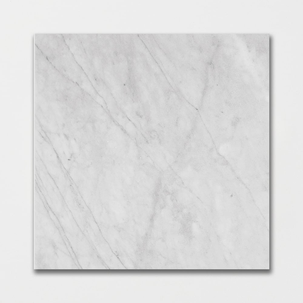 Carrara T Honed Marble Tile