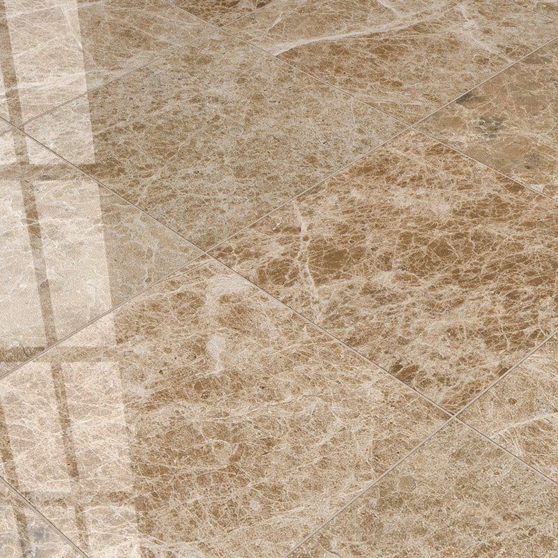 Emperador Light Polished Marble Tile