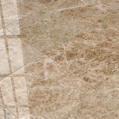 Emperador Light Polished Marble Tile