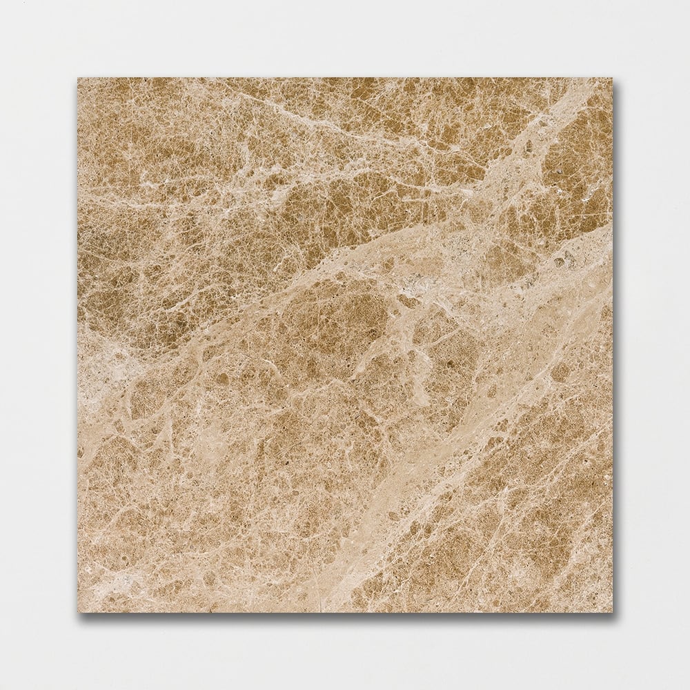 Emperador Light Polished Marble Tile