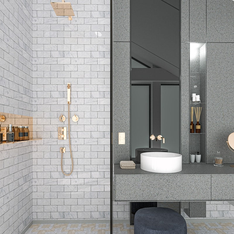 Calacatta T Honed Marble Tile