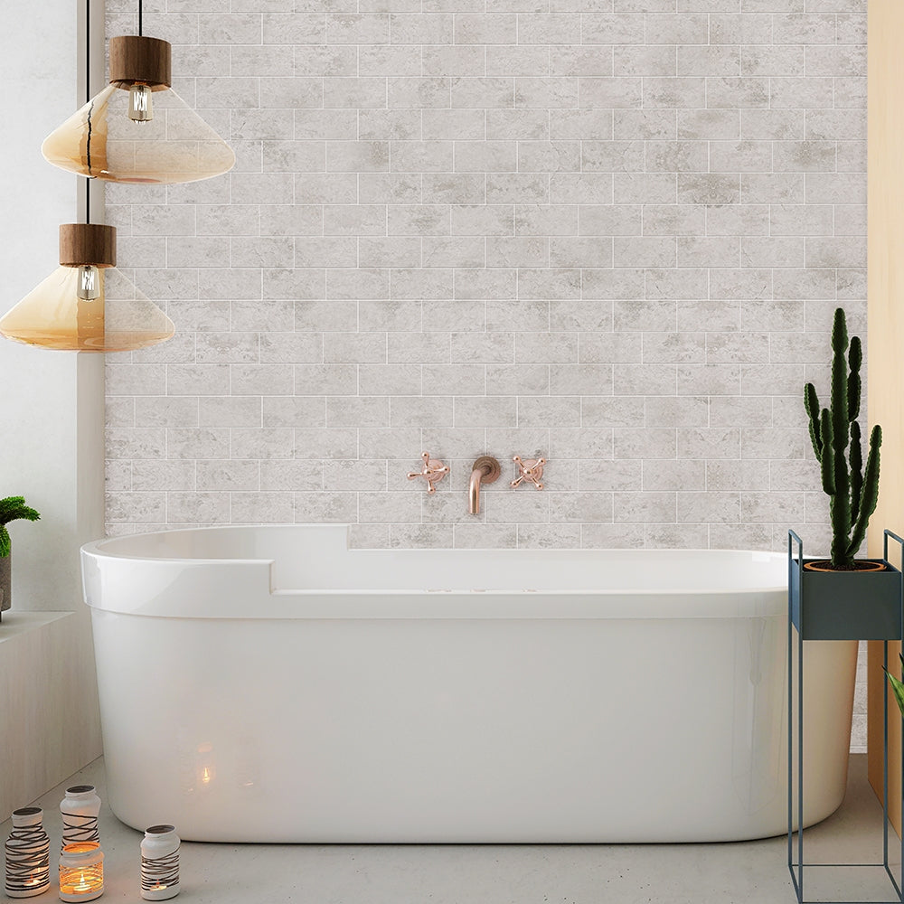 Silver Mystique Polished Marble Tile