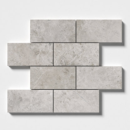 Silver Mystique Polished Marble Tile