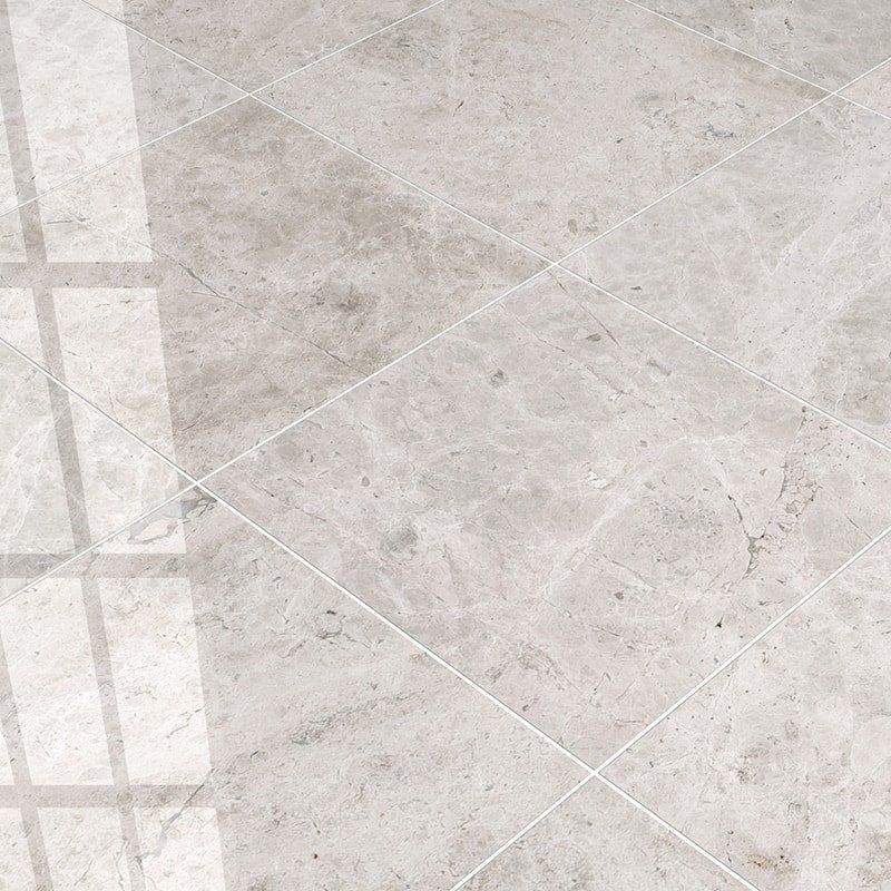 Silver Mystique Polished Marble Tile