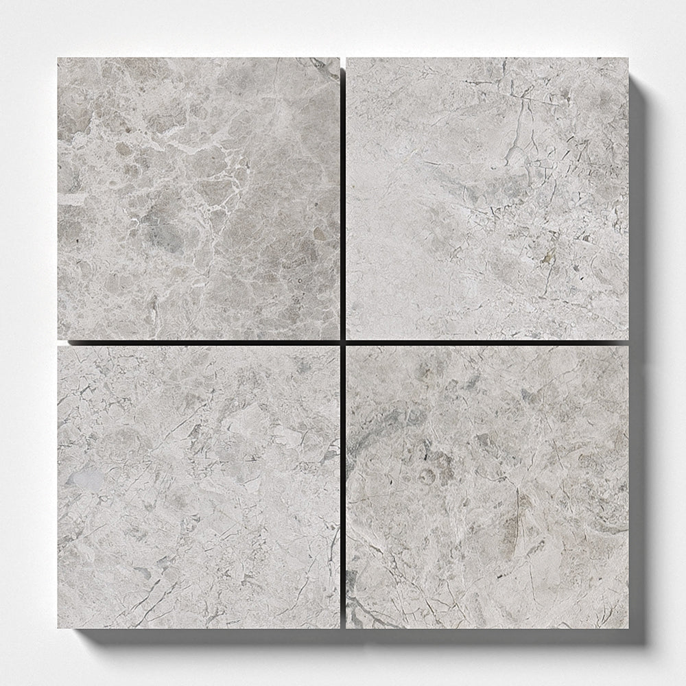 Silver Mystique Polished Marble Tile