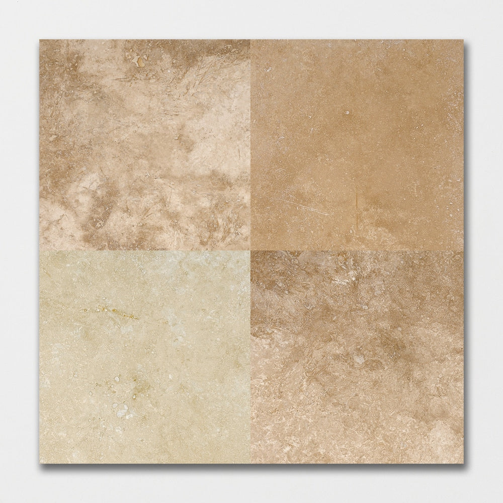 Tuscany Beige Honed Filled Travertine Tile