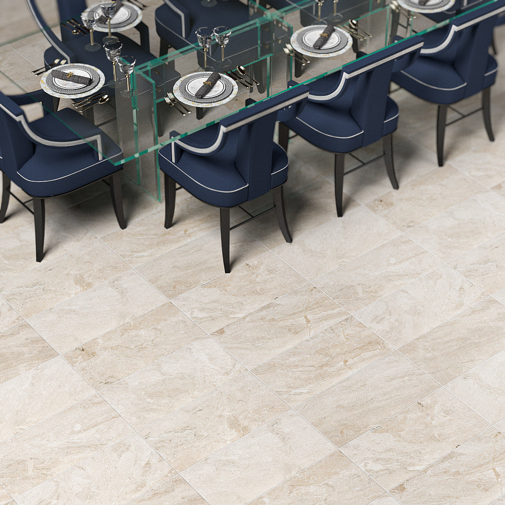 Royal Beige Polished Marble Tile