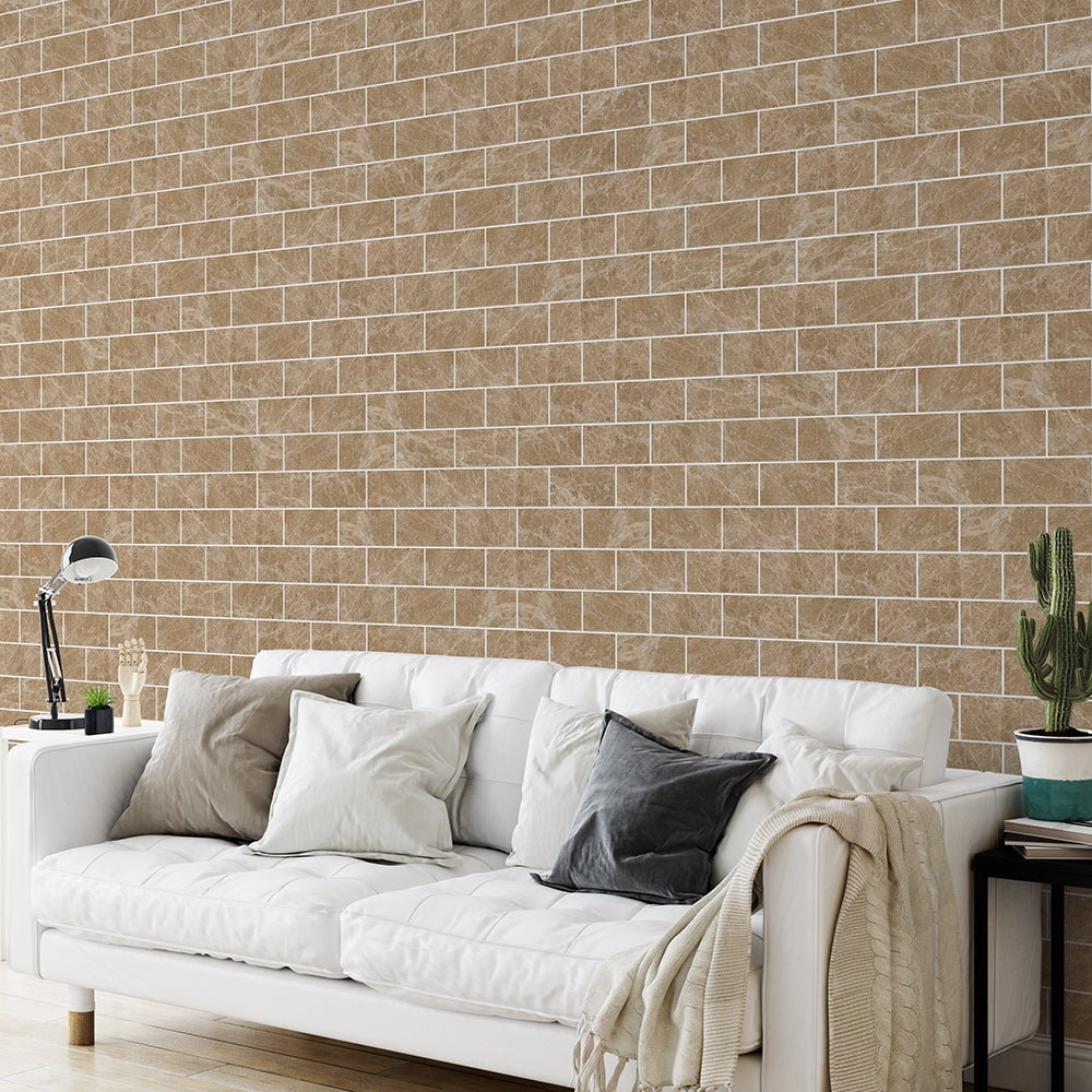 Emperador Light Polished Marble Tile