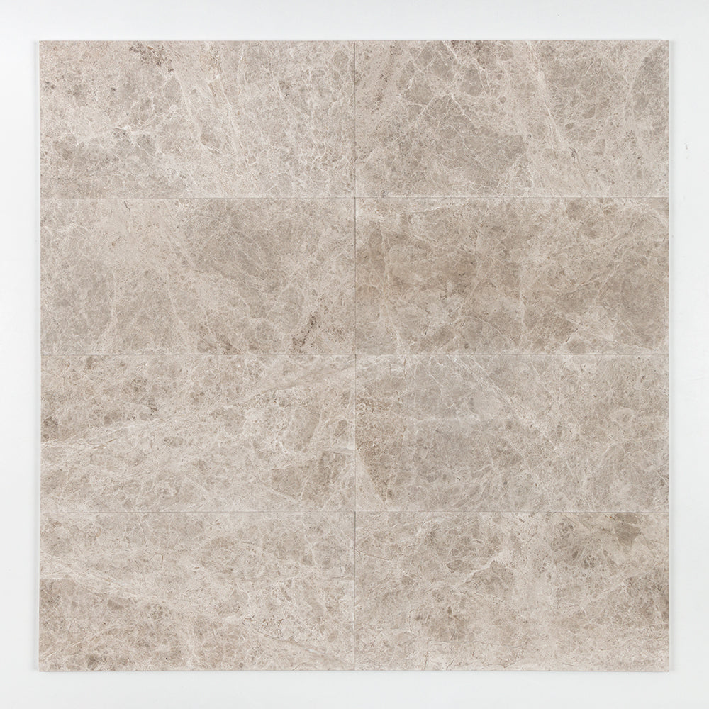 Silver Mystique Honed Marble Tile
