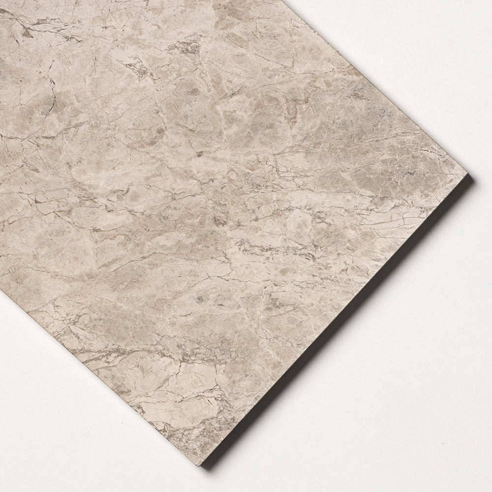 Silver Mystique Honed Marble Tile
