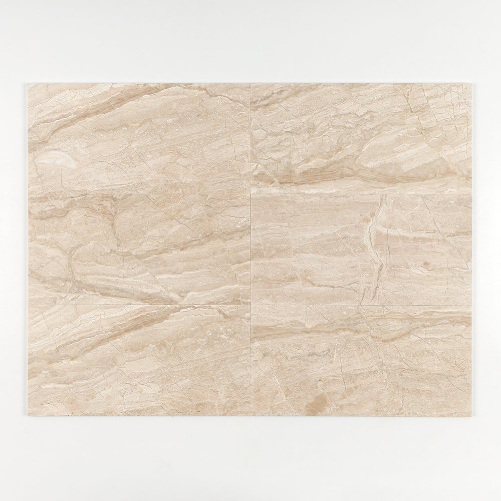 Royal Beige Honed Marble Tile