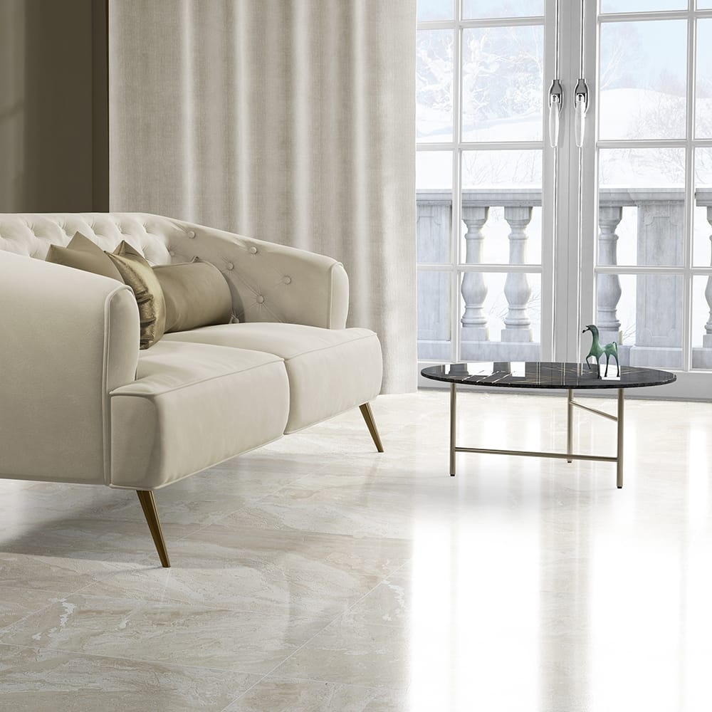 Royal Beige Honed Marble Tile