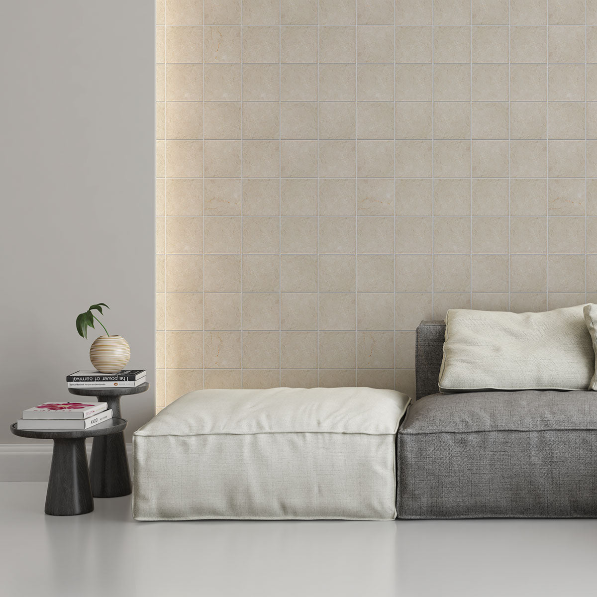 Marfil Honed Marble Tile