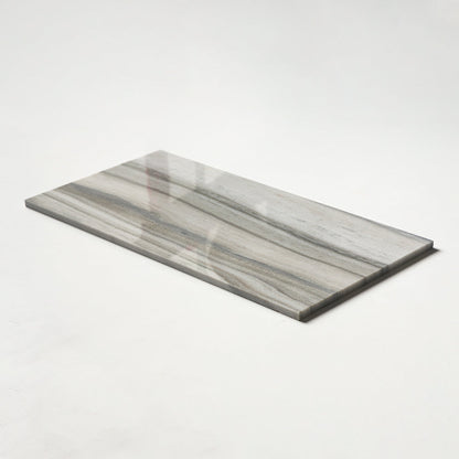 Silver Sky Polished Marble Tile