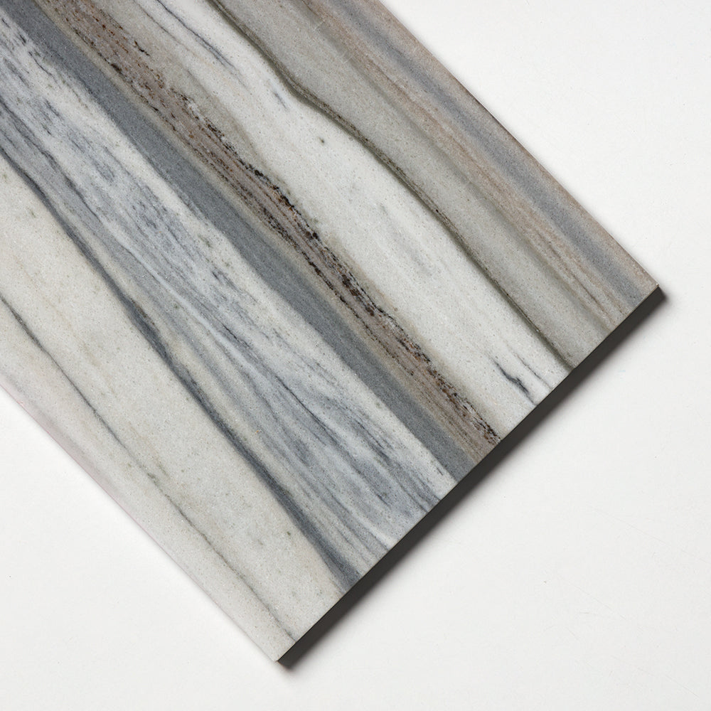 Silver Sky Polished Marble Tile