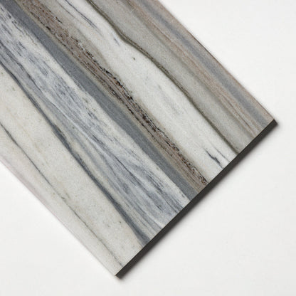 Silver Sky Polished Marble Tile