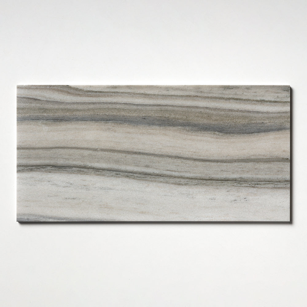 Silver Sky Polished Marble Tile
