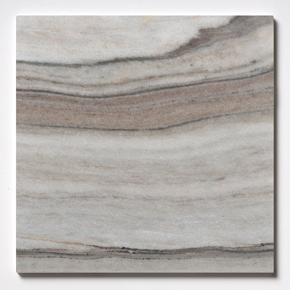 Silver Sky Honed Marble Tile