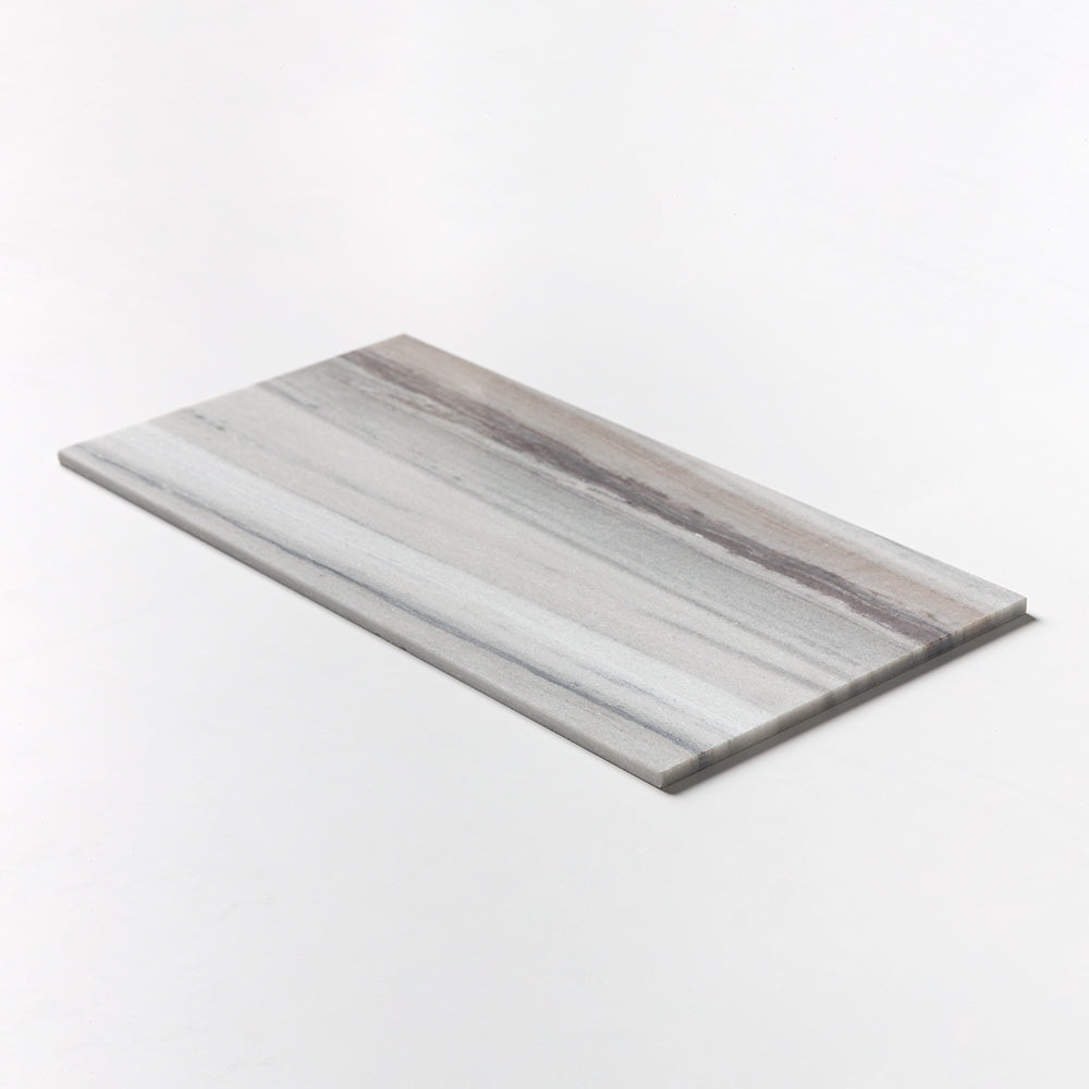 Silver Sky Honed Marble Tile
