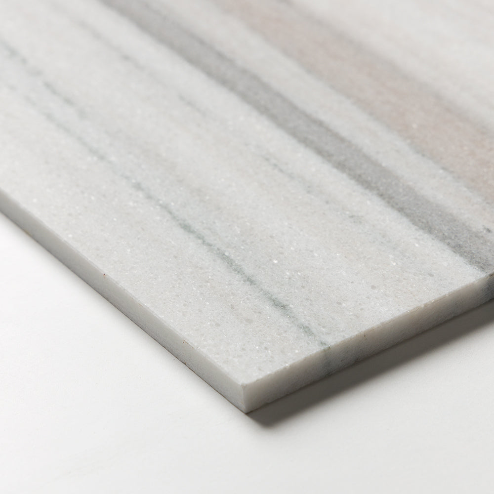 Silver Sky Honed Marble Tile