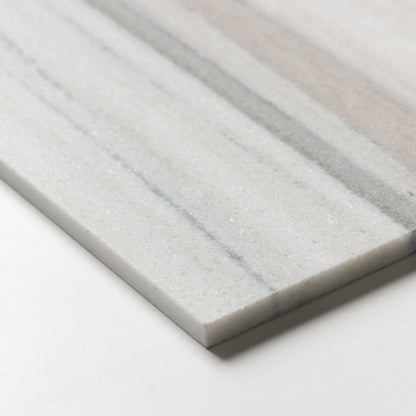 Silver Sky Honed Marble Tile
